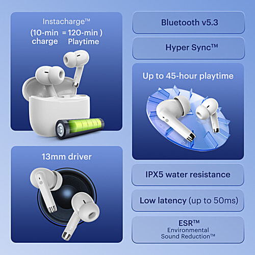 Noise Buds Aero Truly Wireless Earbuds - Snow White, 1 Unit