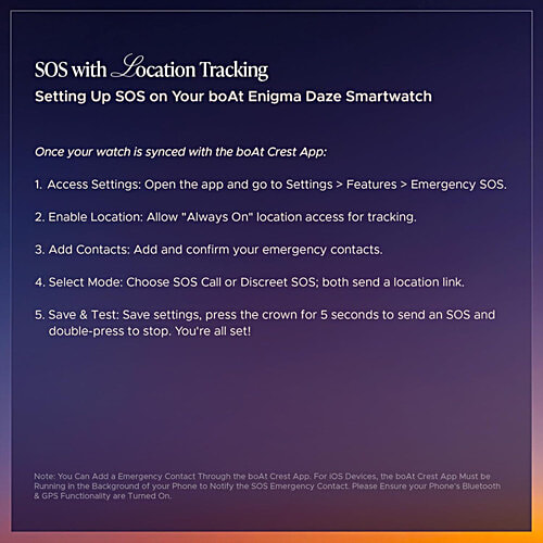 boAt Enigma Daze Women's Luxury Smart Watch With 1.3” Luminous Display With BT Calling, HR & SpO2 - Cherry Blossom, 1 pc Emergency SOS Live Location Sharing, Functional Crown, Watch Face Studio, QR Tray,