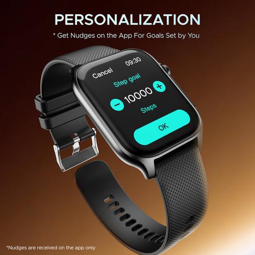 boAt Ultima Ember Smart Watch With 1.96” AMOLED Display, BT Calling, IP68 Resistance - Bold Black, 1 pc  AMOLED Display, Functional Crown, 100+ Sports Modes, BT Calling, Camera & Music Control, IP68 Resistance, Custom Watch Faces