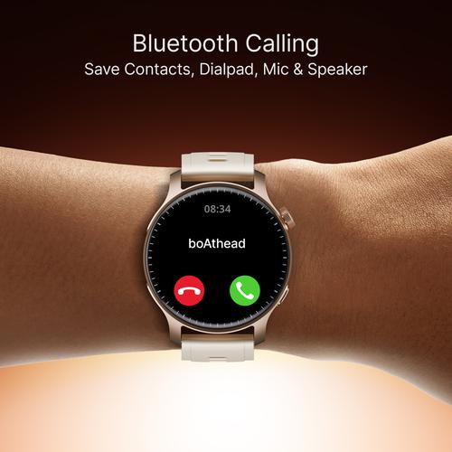 boAt Ultima Prime Smart Watch With 1.43” AMOLED Display, BT Calling, 100+ Sports Modes - Rose Gold, 1 pc  SOS, BT Calling, Notifications, IP68, Music & Camera Controls, 100+ Sports Modes, Watch Face Studio