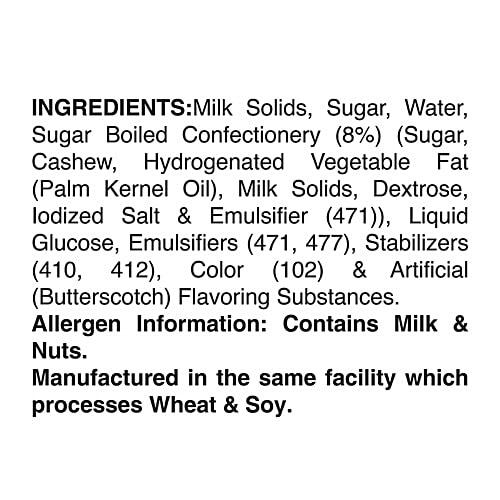 Arun Icecreams Butterscotch Flavoured Ice Cream, 500 ml  