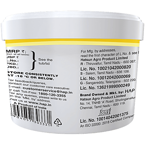 Arun Icecreams Butterscotch Flavoured Ice Cream, 500 ml  