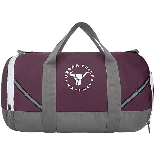 Urban Tribe Amigo Unisex Duffle Bag - Wine, 29 L For Travel/Gym & Daily Use