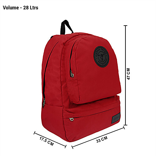 Urban Tribe Havana Red Unisex Backpack, 28 L For Travel/Work/Outdoor Use, Durable & Versatile