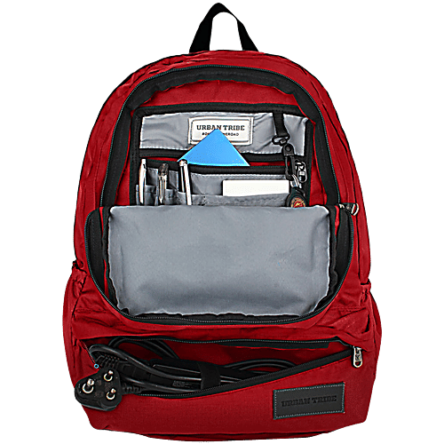 Urban Tribe Havana Red Unisex Backpack, 28 L For Travel/Work/Outdoor Use, Durable & Versatile