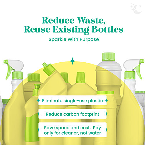 Cleevo Powder To Liquid Floor Cleaner - Oriental Lemon, Non-Toxic, 5 L (5x20 g) 