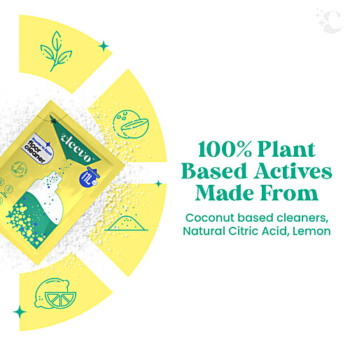 Cleevo Powder To Liquid Floor Cleaner - Oriental Lemon, Non-Toxic, 5 L (5x20 g) 