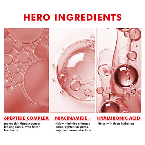 Conscious Chemist 6 Peptide Complex Collagen Boosting Firming Essence, 50 ml  All-In-One Skin care with Unique 6 Peptide Technology To Enhance Elasticity, For All Skin Types, pH Balanced