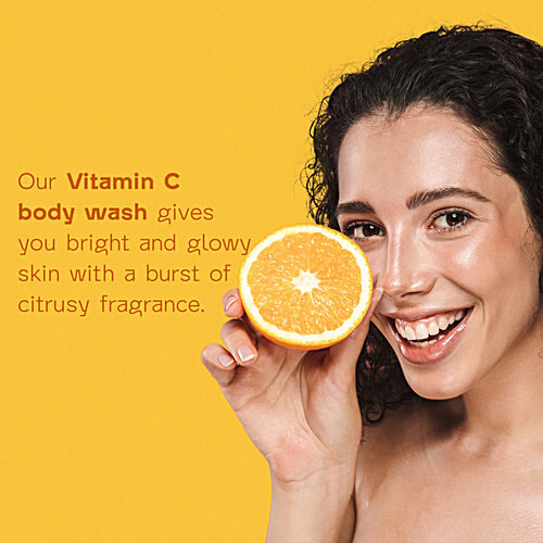 Arata Vitamin C Skin Illuminating Body Wash, 300 ml  Enriched with Vitamin C & Kakadu Plum