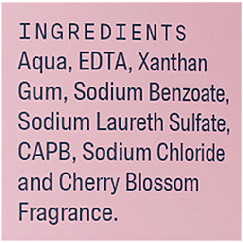 Arata Cherry Blossom Body Wash, 300 ml Calming & Rejuvenating