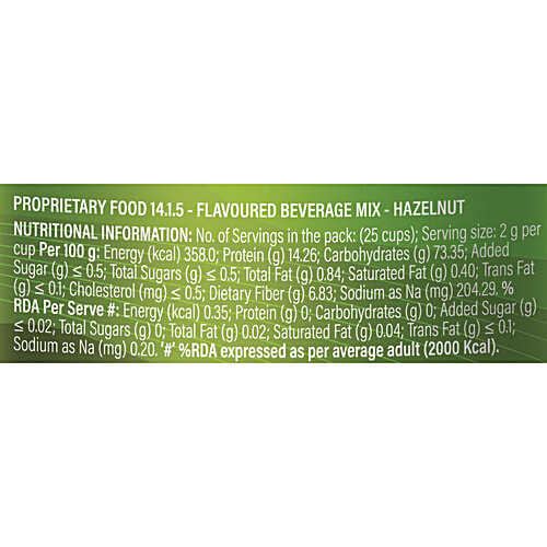 Continental Speciale Hazelnut Flavour Instant Coffee Powder, 50 g  