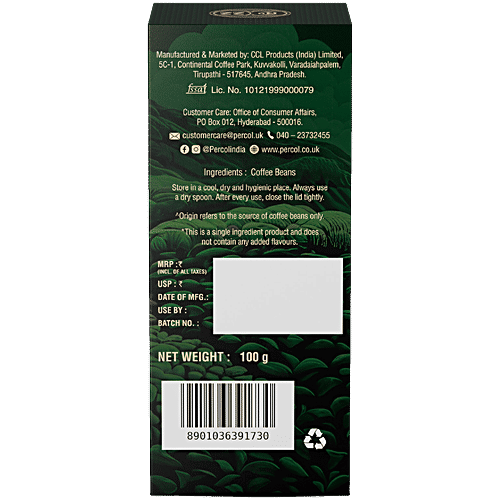 Percol Espresso Noir Dark Chocolate & Oolong Instant Coffee Powder, 100 g  