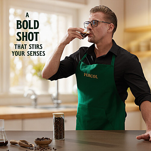 Percol Espresso Noir Dark Chocolate & Oolong Instant Coffee Powder, 100 g  