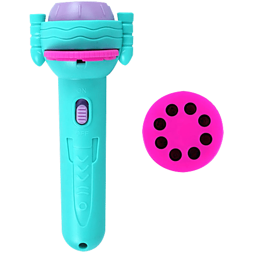 Toyshine Projector Flashlight Torch - 3 Slides, 24 Patterns, 1 pc  Kids Projection Light Toy Educational Cartoon Story Torch Projector Bedtime Toy for Kids