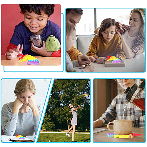 Toyshine Unicorn Push Bubbles Toy, 1 pc  