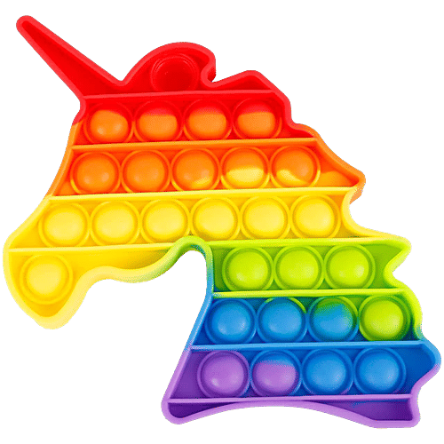 Toyshine Unicorn Push Bubbles Toy, 1 pc  