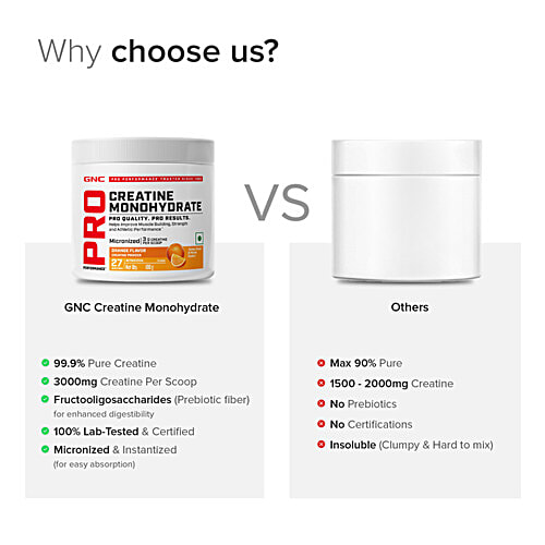 Gnc Pro Performance Orange Creatine Monohydrate, 100 g