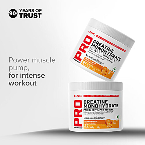 Gnc Pro Performance Orange Creatine Monohydrate, 100 g