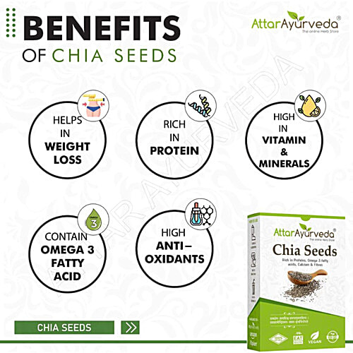 Attar Ayurveda Chia Seeds, 250 g