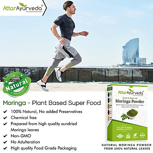 Attar Ayurveda Moringa Powder, 200 g  
