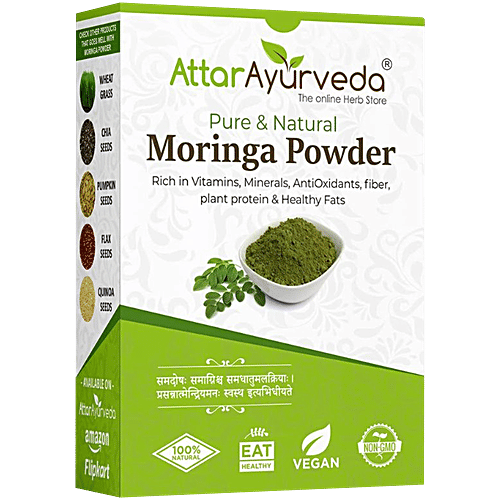 Attar Ayurveda Moringa Powder, 200 g  