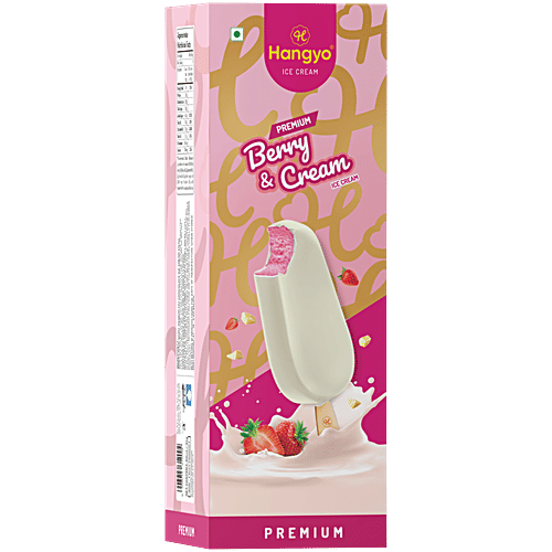 Hangyo Premium Berry & Cream Ice Cream, 50 ml  