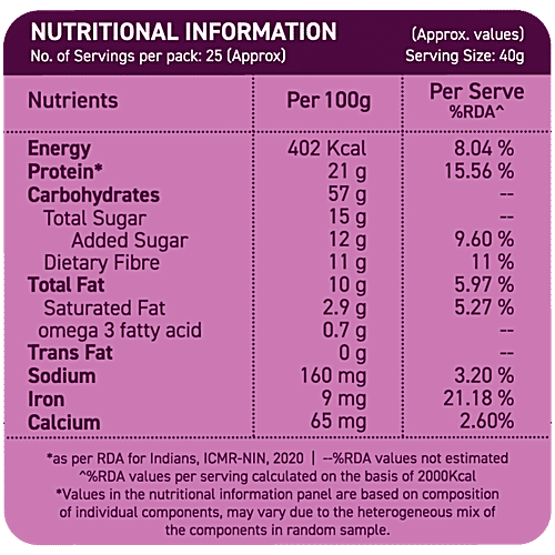 Alpino Super Overnight Oats - Dark Chocolate, 1 kg  