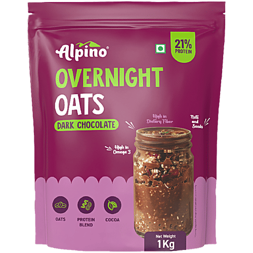 Alpino Super Overnight Oats - Dark Chocolate, 1 kg  