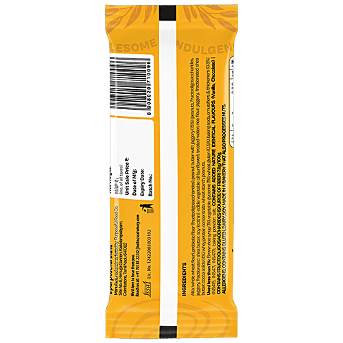 Wholy Peanut Butter Fudgy Cakes - Zero Maida, Zero Palm Oil, Veg, 40 g Zero Refined Sugar