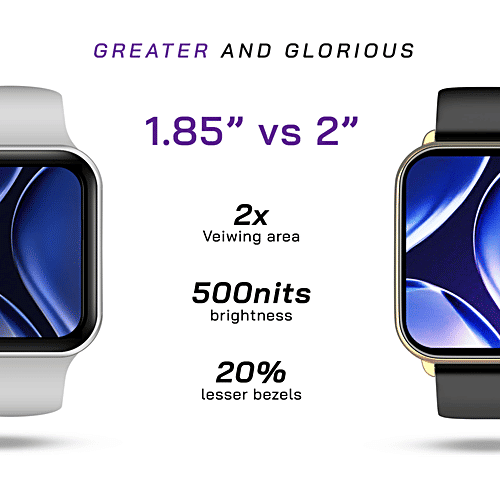 Noise ColorFit Icon 3 Plus Smartwatch - Midnight Gold, 1 pc  