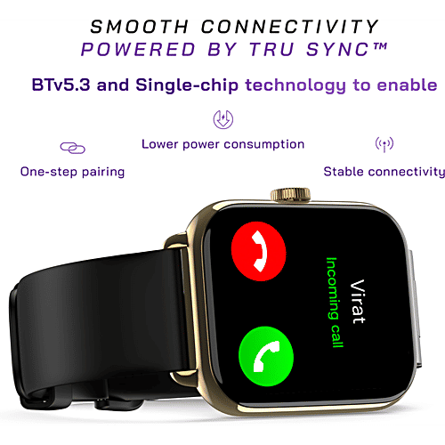 Noise ColorFit Icon 3 Plus Smartwatch - Midnight Gold, 1 pc  