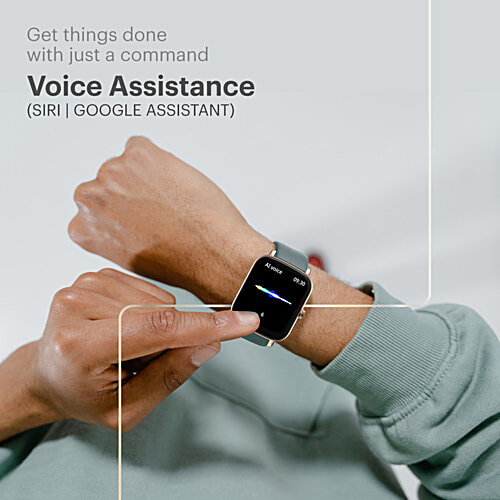 Noise ColorFit Icon Buzz Smartwatch - Midnight Gold, 1 pc  