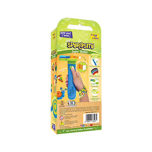 Imagimake DIY Spyrosity Super Quiller/Electric Paper Quilling Tool - For Kids 7+, 1 pc Coils 10+ Strips Automatically, DIY Craft Kit & Gift