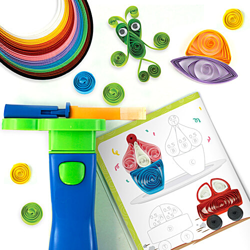 Imagimake DIY Spyrosity Super Quiller/Electric Paper Quilling Tool - For Kids 7+, 1 pc Coils 10+ Strips Automatically, DIY Craft Kit & Gift