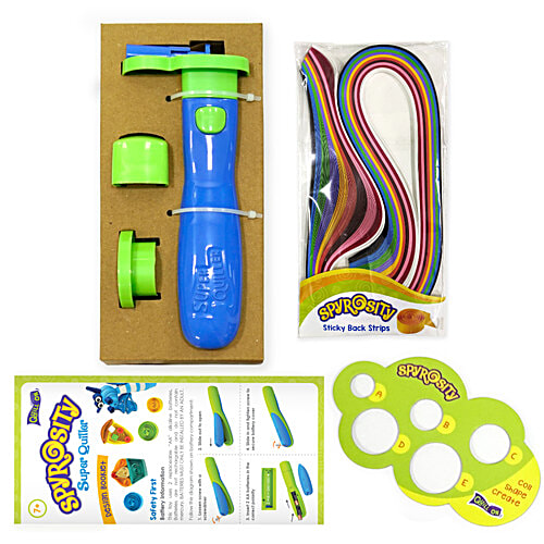 Imagimake DIY Spyrosity Super Quiller/Electric Paper Quilling Tool - For Kids 7+, 1 pc Coils 10+ Strips Automatically, DIY Craft Kit & Gift