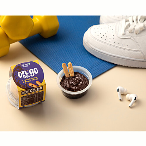 The Khao Project On the Go Choco Hummus & Bread Sticks, 80 g  