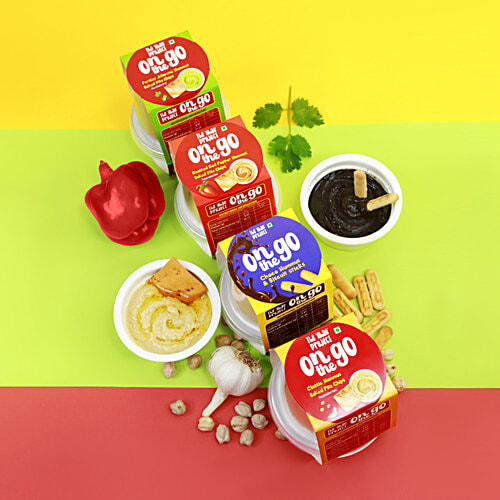 The Khao Project On the Go Choco Hummus & Bread Sticks, 80 g  