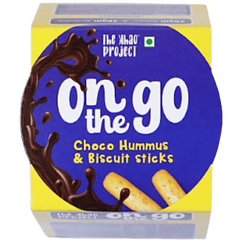 The Khao Project On the Go Choco Hummus & Bread Sticks, 80 g  