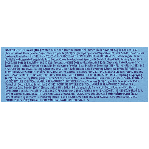 Hocco Cookies & Ice Cream Cone, 135 ml