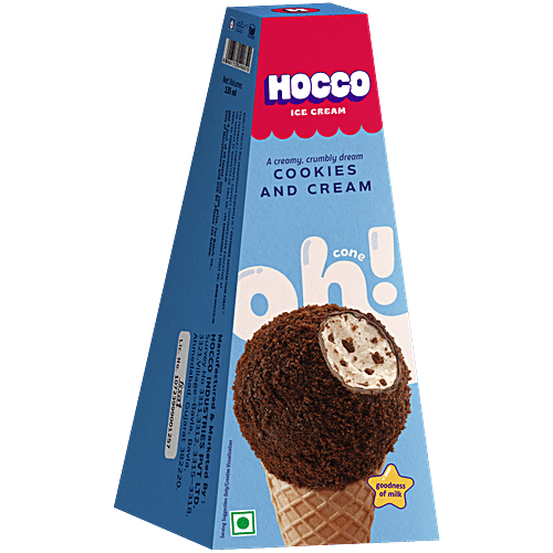 Hocco Cookies & Ice Cream Cone, 135 ml