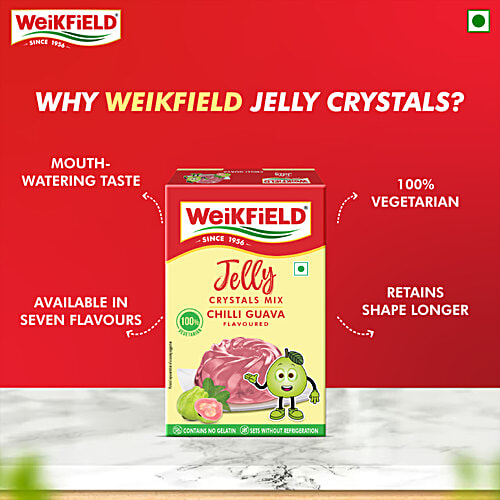 Weikfield Chilli Guava Flavoured Jelly Crystals Mix, 90 g