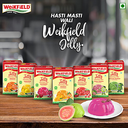 Weikfield Chilli Guava Flavoured Jelly Crystals Mix, 90 g