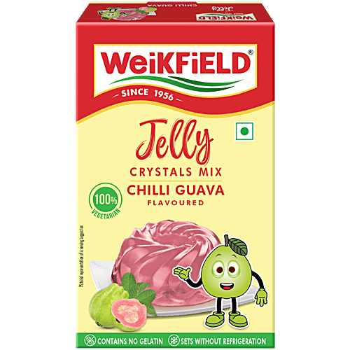 Weikfield Chilli Guava Flavoured Jelly Crystals Mix, 90 g