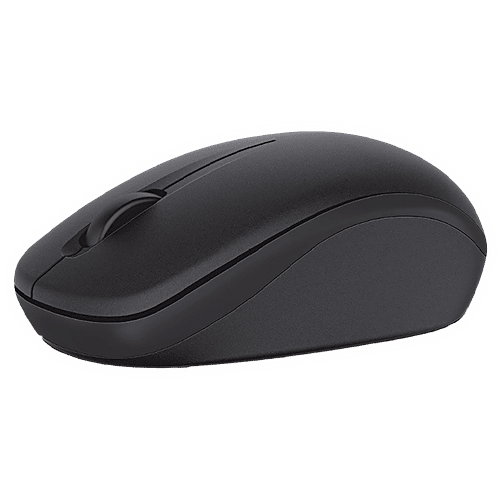 Dell WM126 Wireless Optical Performance Mouse - 1000 DPI, Comfortable Design, Black, 1 Unit  