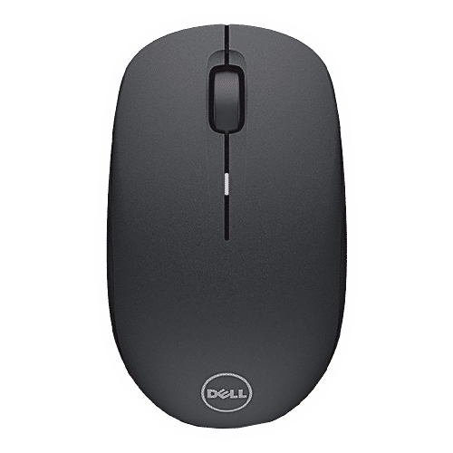 Dell WM126 Wireless Optical Performance Mouse - 1000 DPI, Comfortable Design, Black, 1 Unit  