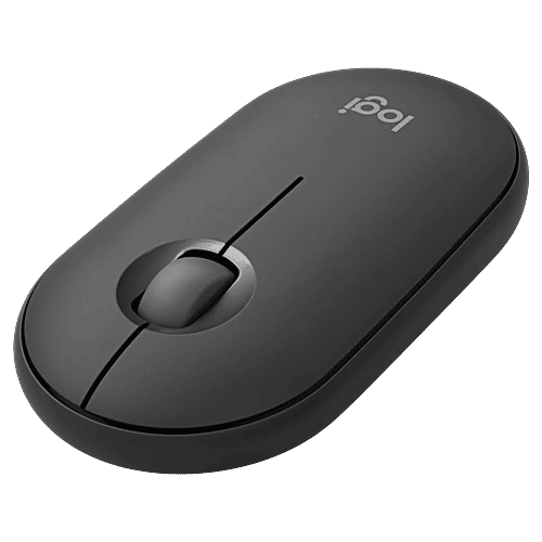 Logitech logitech Pebble Mouse 2 Wireless Optical Mouse with Silent Click Buttons (1000 DPI, Ultra Portable, Tonal Graphite), 1 Unit