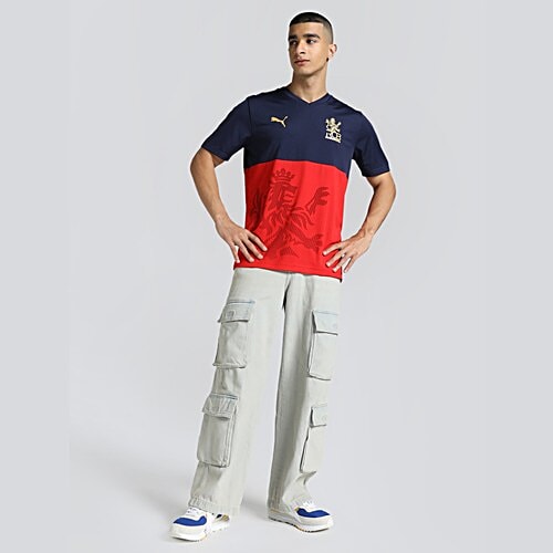 Puma RCB Take Down Men's Jersey 2025 - Blue, 1 pc (Size - XL) 