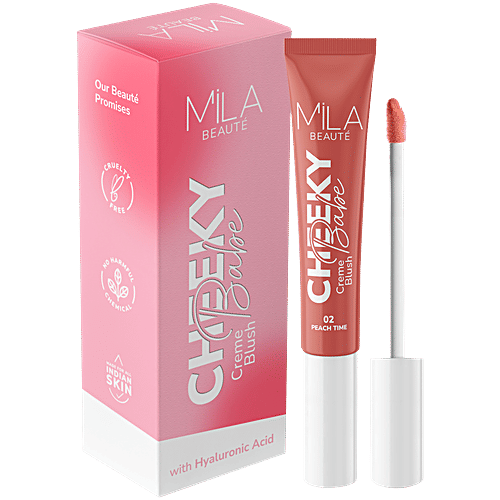Mila Beaute Cheeky Babe Creme Blush, 8 ml 02 Peach Time 