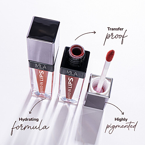 Mila Beaute Locked-In Lips Liquid Lipstick, 2.8 ml Flaming Chips 