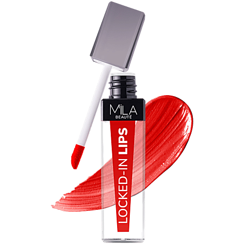 Mila Beaute Locked-In Lips Liquid Lipstick, 2.8 ml Flaming Chips 